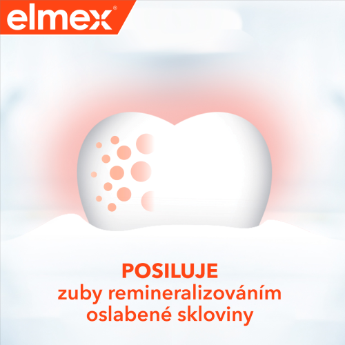 Ilustrace zubu- POSILUJE zuby remineralizováním oslabené skloviny